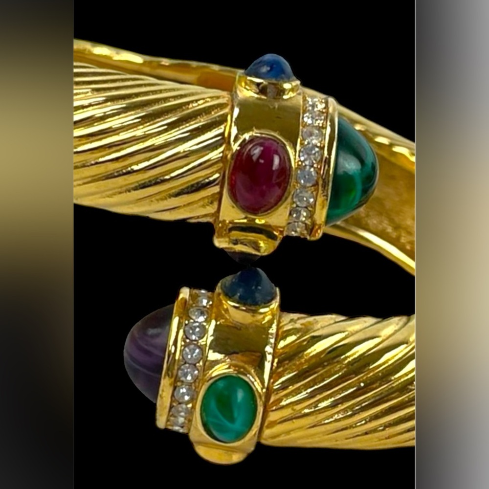 Authentic Givenchy Set Bracalet & Earrings Vintag… - image 4